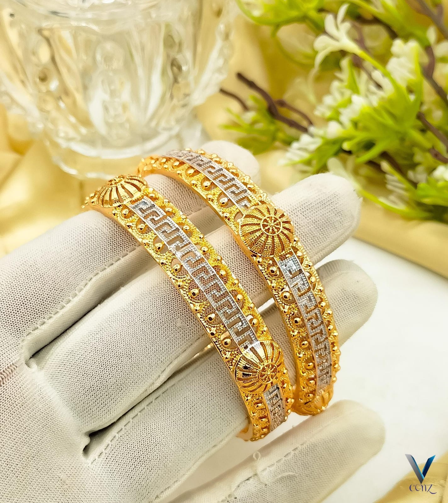 Fancy China Gold Plated Bangles
