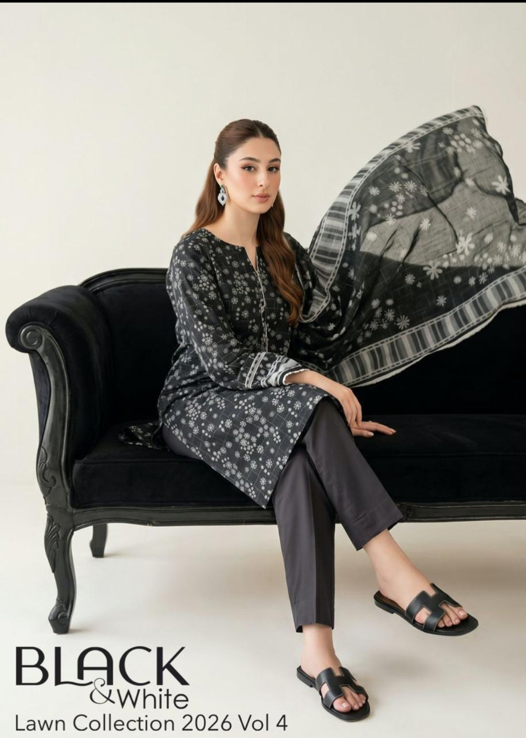 BLACK & WHITE LAWN COLLECTION 2026 Vol-4