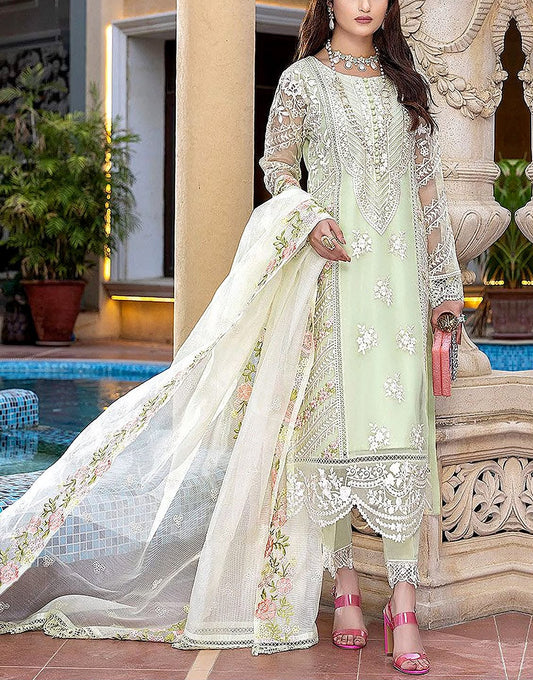 Fancy Chiffon Organza Net Mix Design