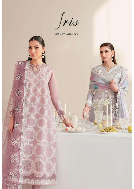 Jazmin presents  Iris Embroidered Luxury Eid Lawn