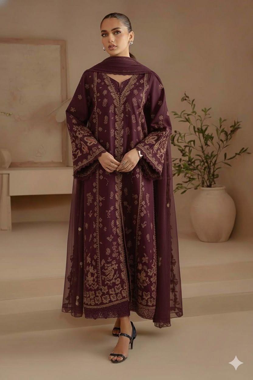 Afrozeh Egyptian Lawn