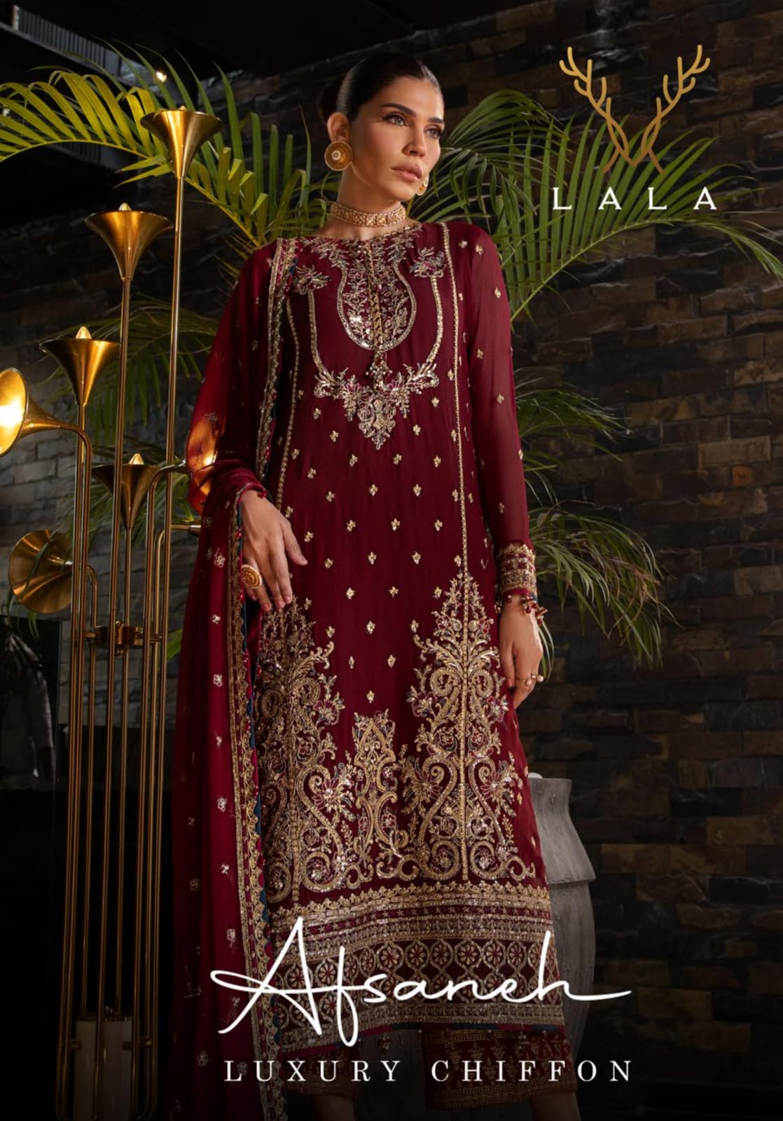 Afsaneh Luxury Pure Bamber Chiffon Collection