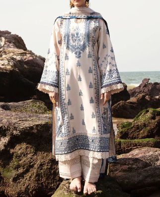 FLORENT LAWN DIGITAL PRINT ORGANZA