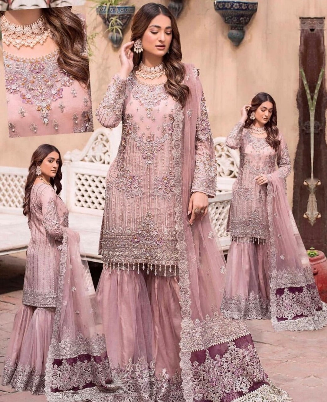 Imrozia Net Embroiderey Collection