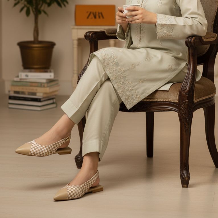 Zara flat pumps