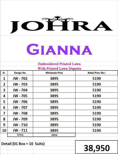 GIANNA BY JOHRA
