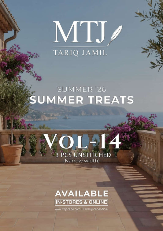 MTJ Spring Summer DIGITAL PRINTED LAWN COLLECTION Vol 14 2026
