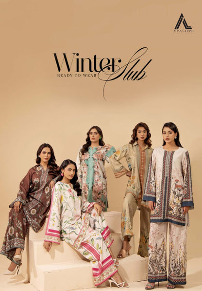 WINTER SLUB READY TO WEAR BY ADAN'S LIBAS