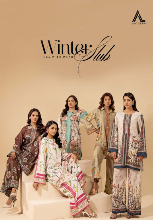 WINTER SLUB READY TO WEAR BY ADAN'S LIBAS
