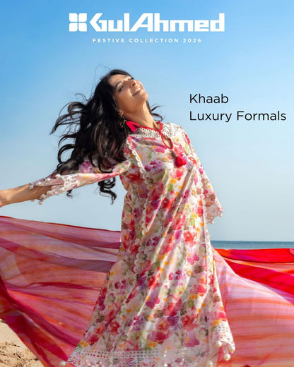 GUL AHMED LAWN 2026 KHAAB LUXURY