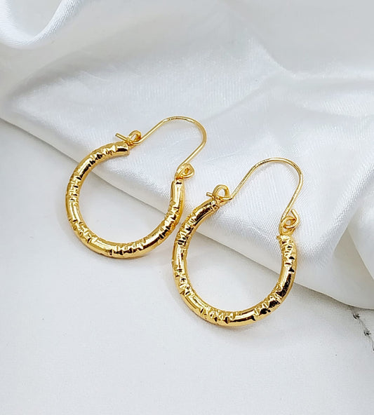 China gold plated earrings Bali