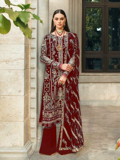 EMAN ADEEL MEHROON BEAUTY COLLECTION