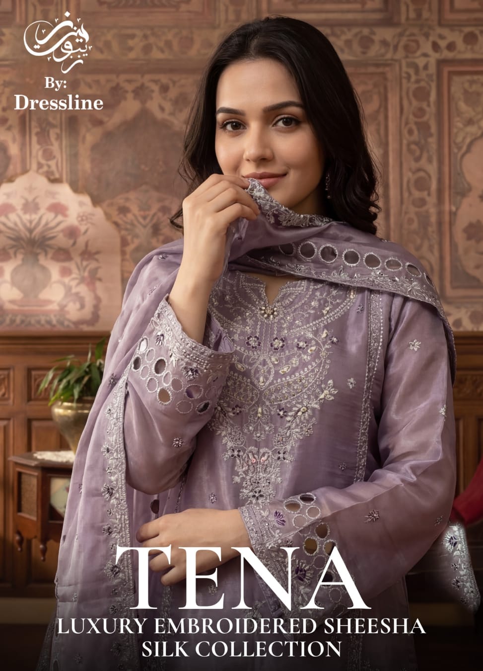 TENA Stitched Fancy Embroidered Sheesha Silk Collection