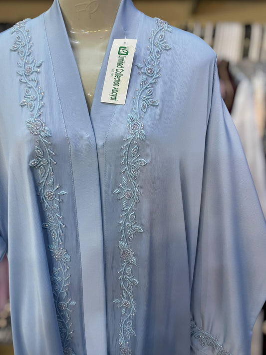 Hand work Front open Abaya