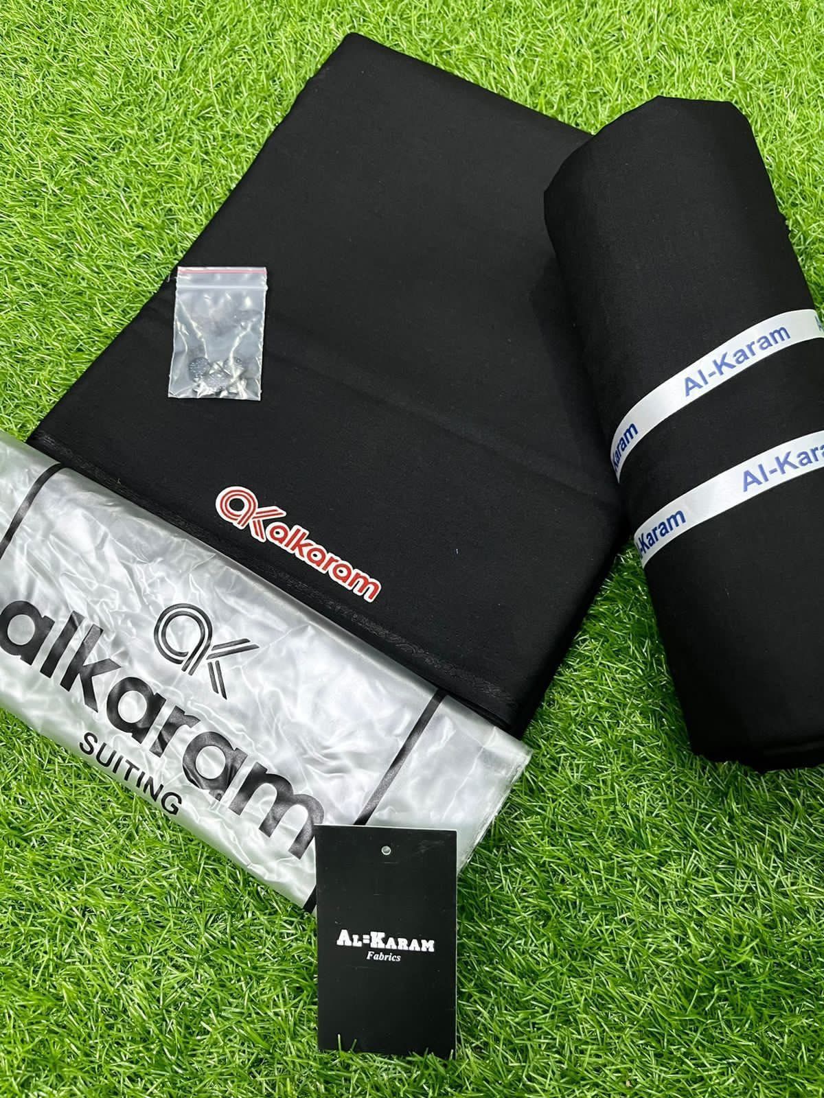 JET BLACK AL-KARAM WASH & WEAR MEN’S COLLECTION