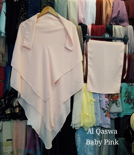 3PCS LAYER HIJAB SET