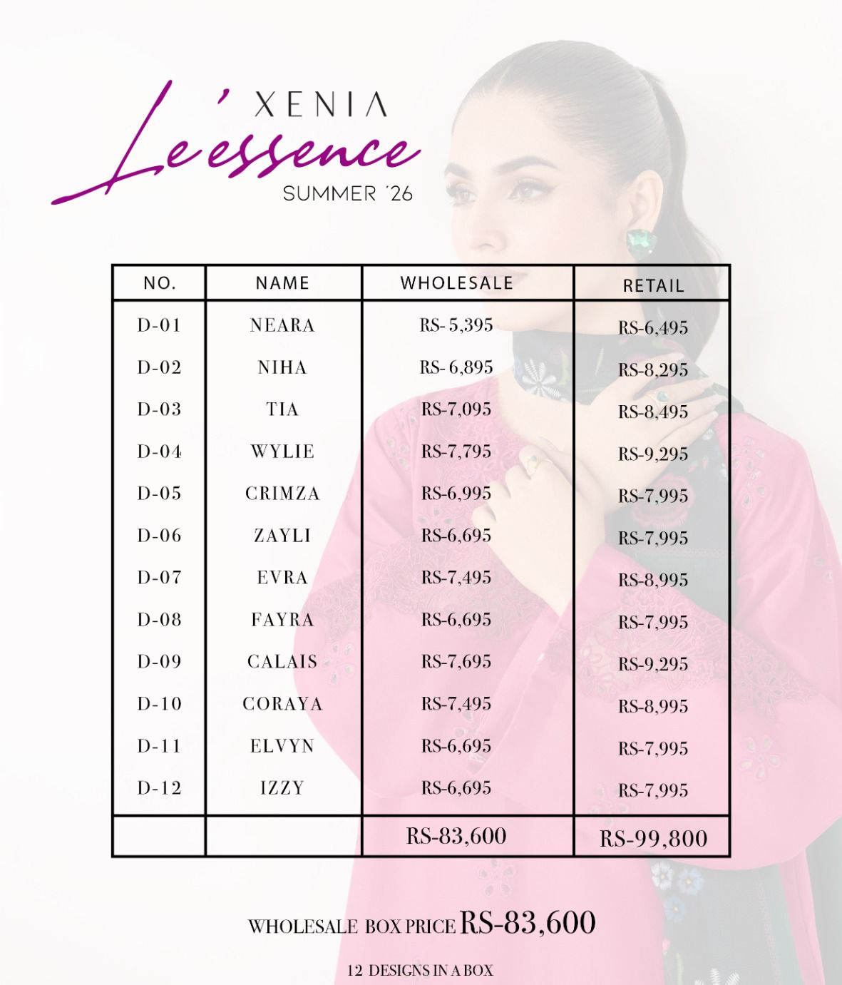 Xenia Le'essence Summer 26