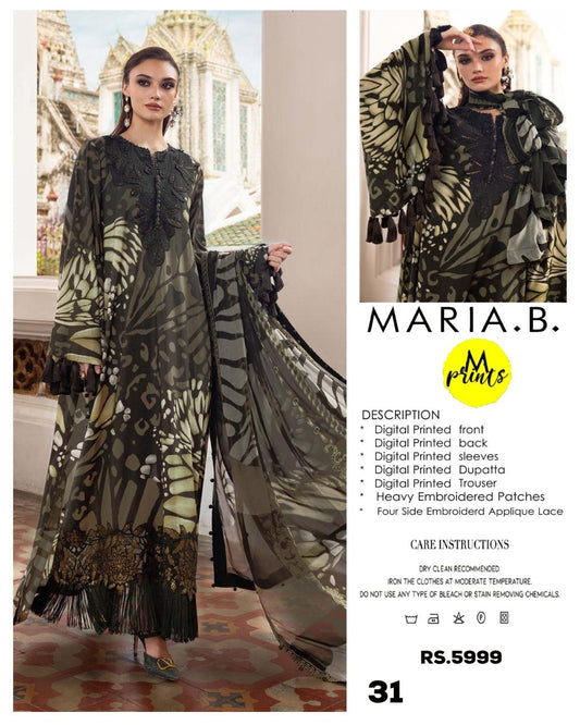 Maria-B Mprint Lawn Collection MPT-V28-09A