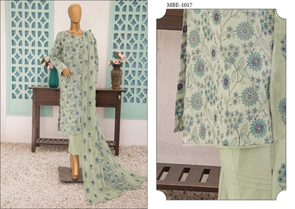 Mother's Embroidered Bamber Chiffon Dupatta