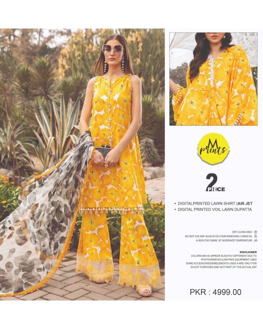 Maria-B Lawn Shirt & Lawn Dupatta