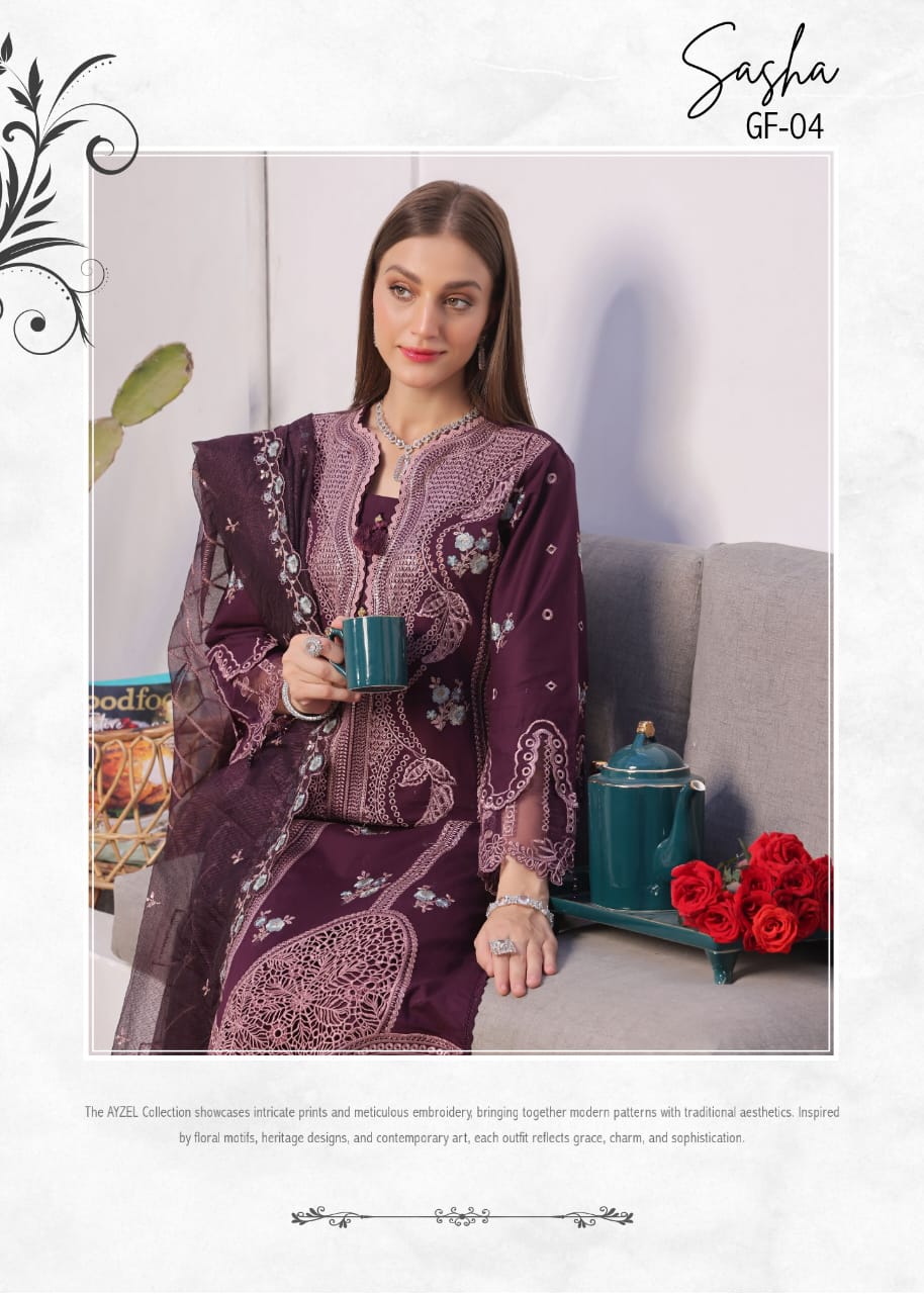 AYZEL GUZEL  FORMAL 3 PIECE Stitched Collection