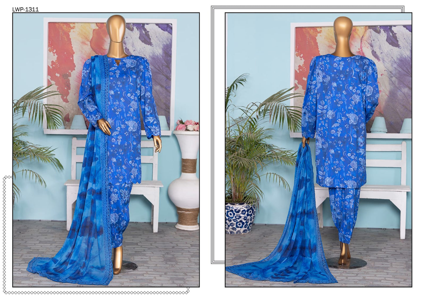Linen Wintry Digital Printed Collection