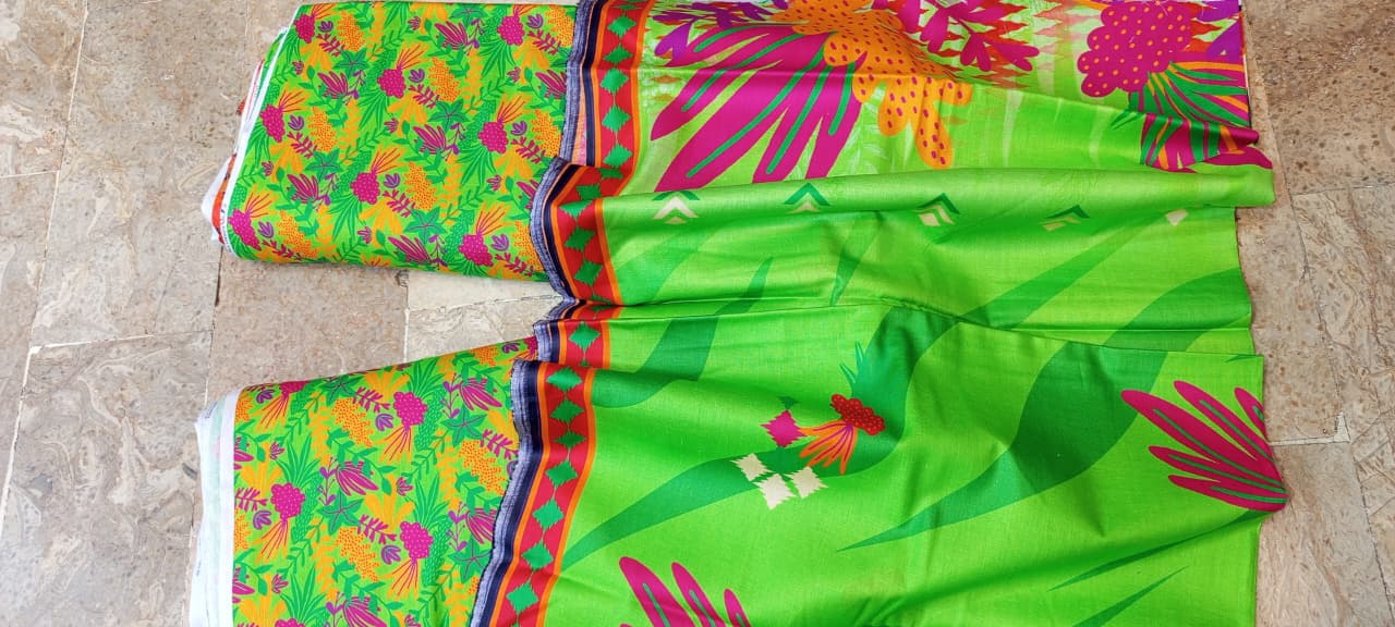 Mix Brand 3 Pcs Digital  Printed Lawn Al-Karam Kasturi