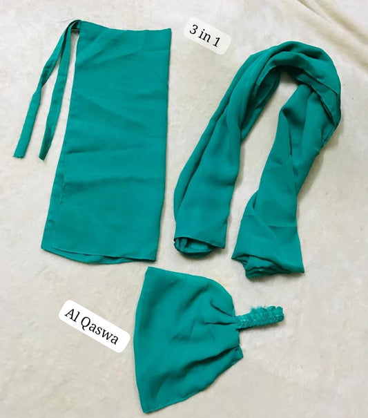 3 IN 1 DEAL STOLE +CAP+ NIQAB