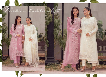 FALIHA Fancy ORGANZA Embroidered Collection 𝟸𝟶𝟸𝟼