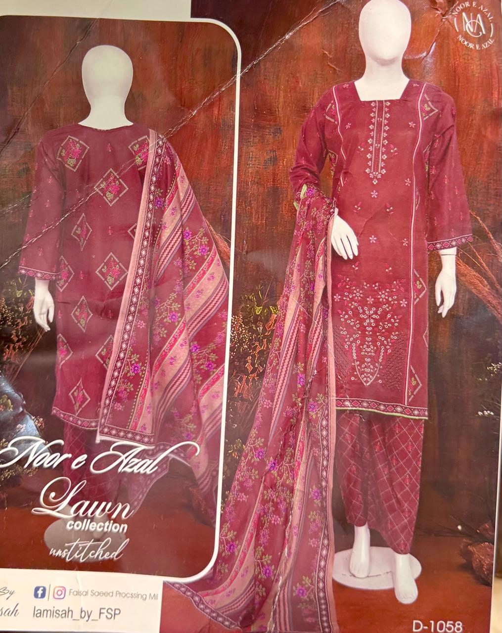 Noor e Azal Lawn 2026 Collection