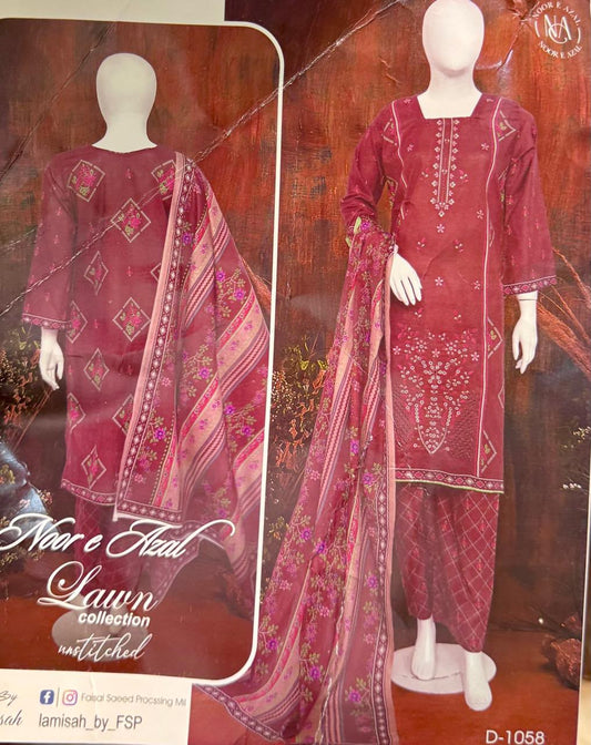 Noor e Azal Lawn 2026 Collection