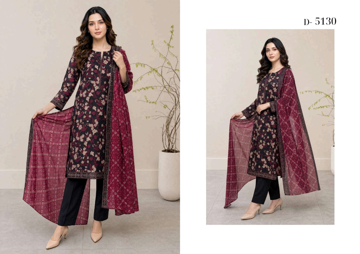 MELIAN Tawakkal Rotary Printed Lawn 3 Pcs Collection 2026