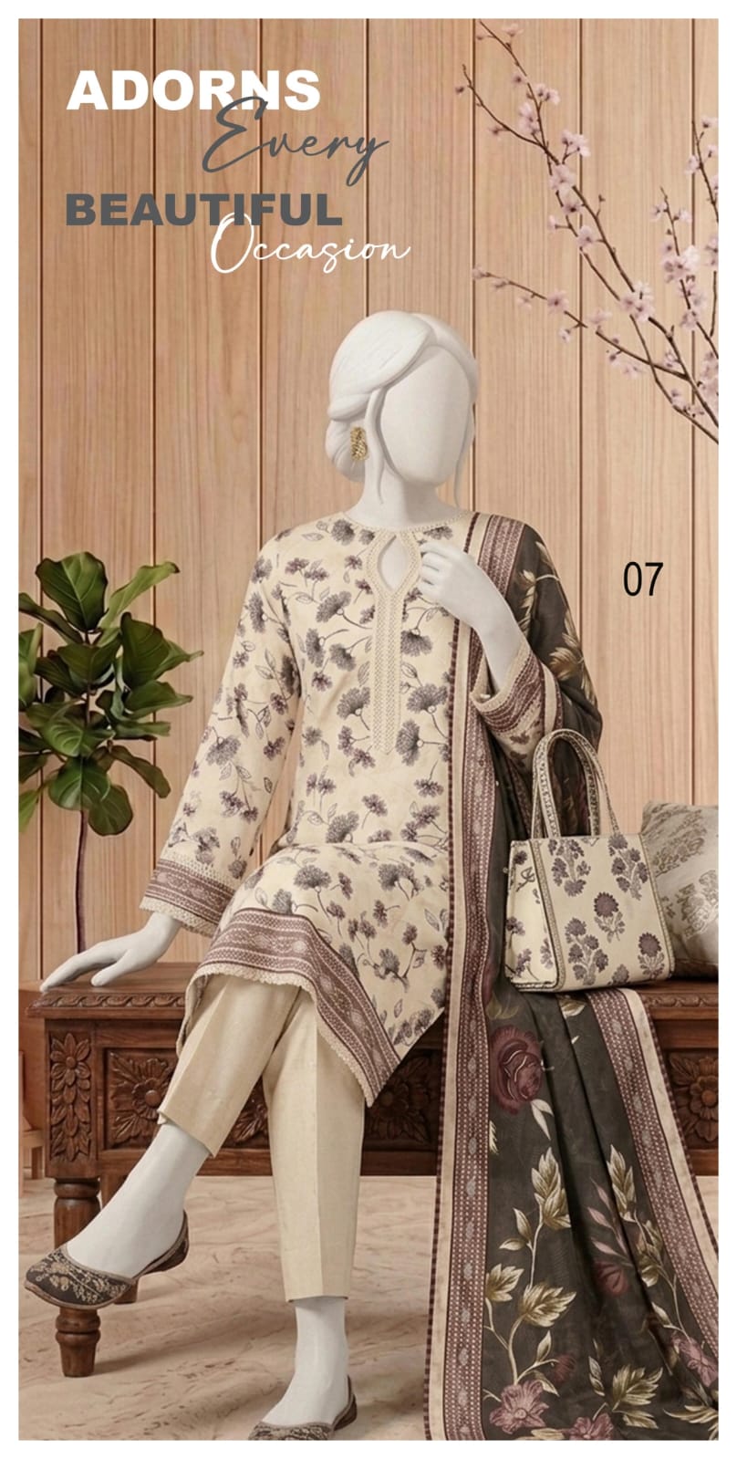 RANG-E-BAHAR Digital Printed Lawn 3 Piece Collection Vol-1 2026