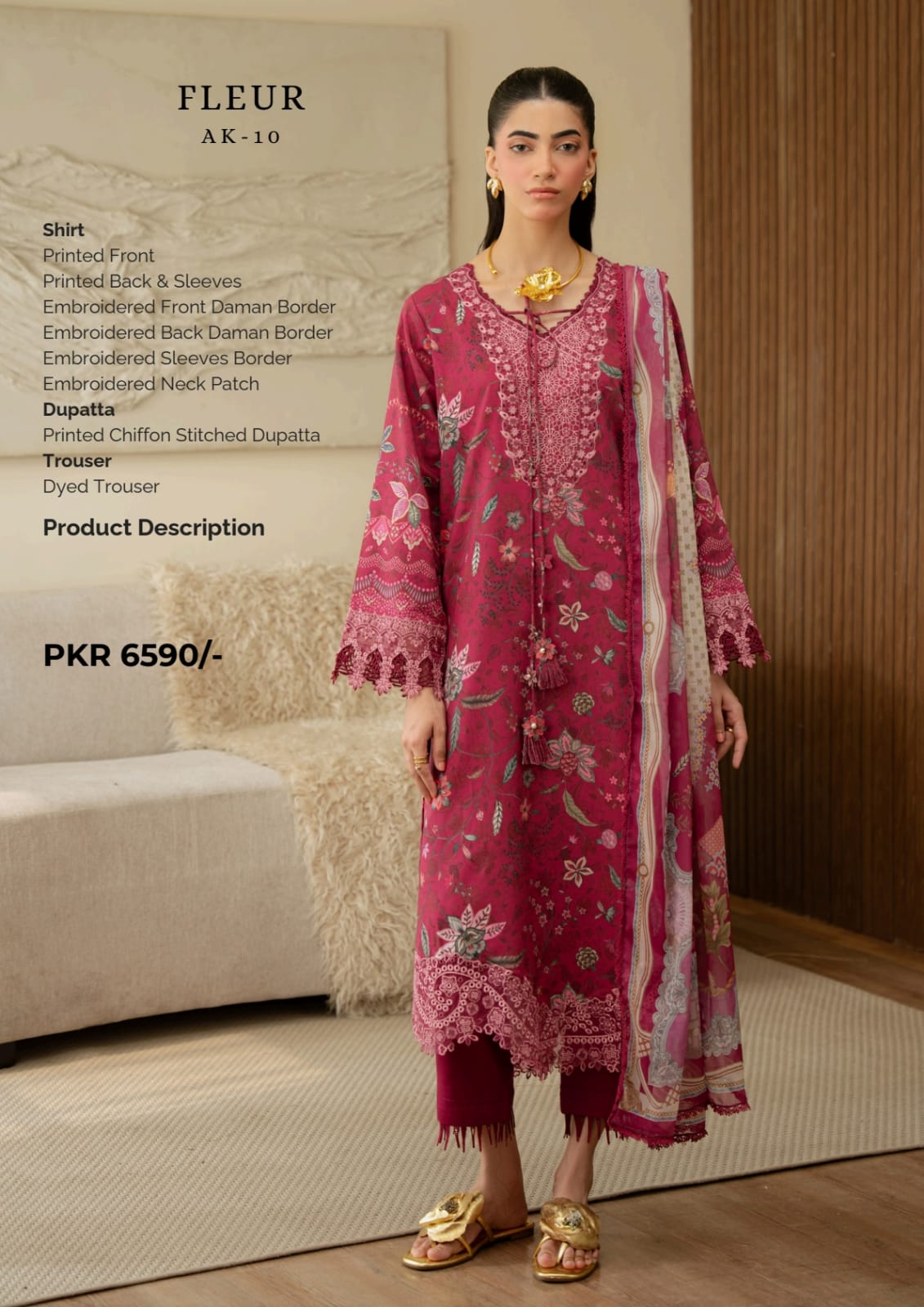 Print Luxe by Aabyan Embroidered Linen Collection