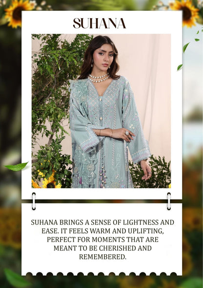 IRHA  GUZEL  Luxury Cotton 3 Pc Stitched Collection