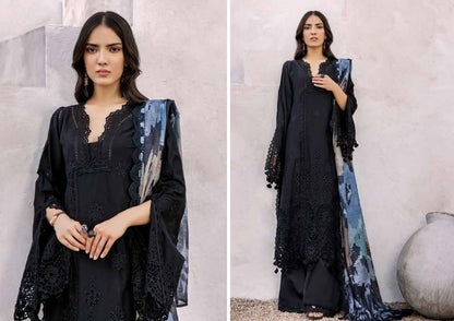 Adan's Lasserkari Unstitched Lawn'25