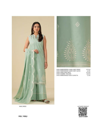 BEENA BY BEYOND EAST Embroidered Unstiched 3 Pcs Lawn Collection