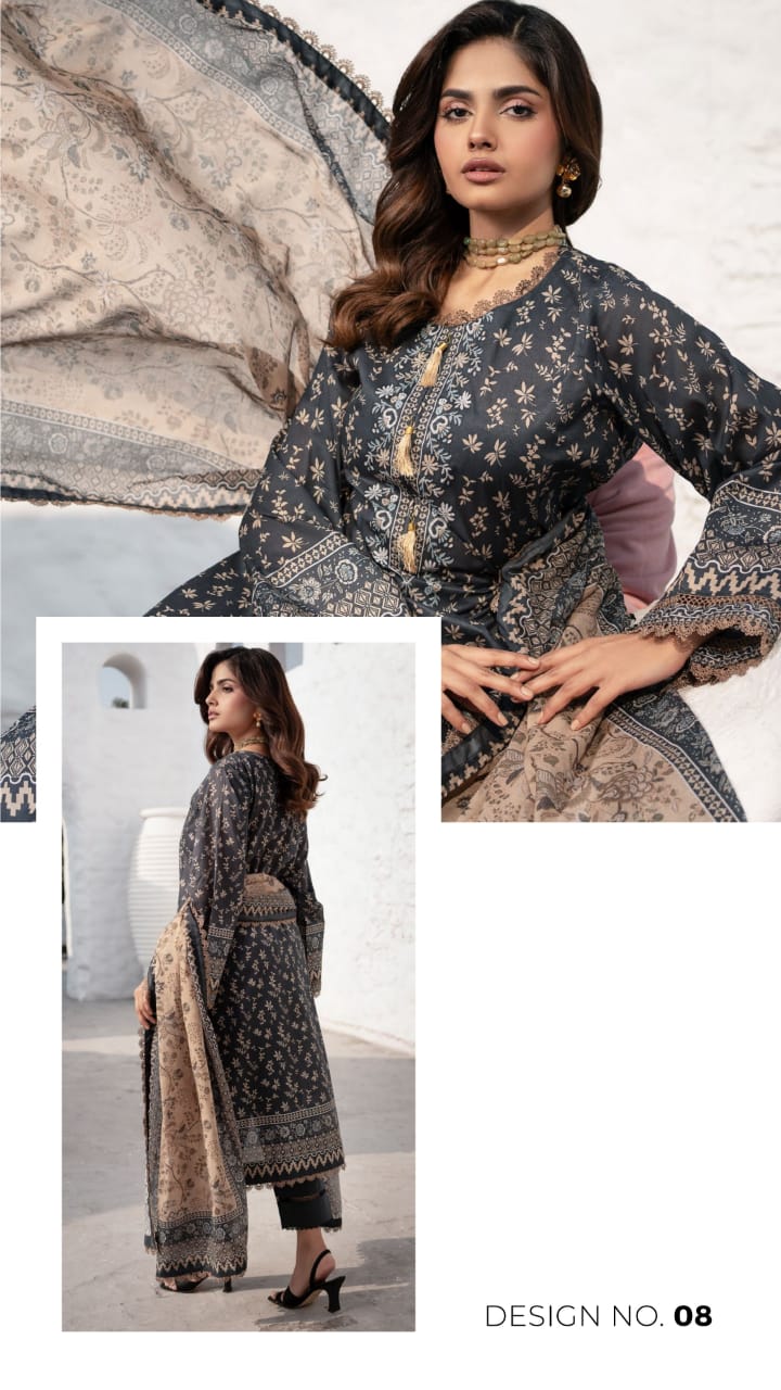 Colors Digital Printed Lawn