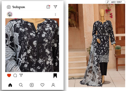 ASASA Digital Printed Embroidered Collection