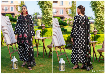 ESHAISHA PRINTED LAWN EMBROIDERED COLLECTION VOL-3
