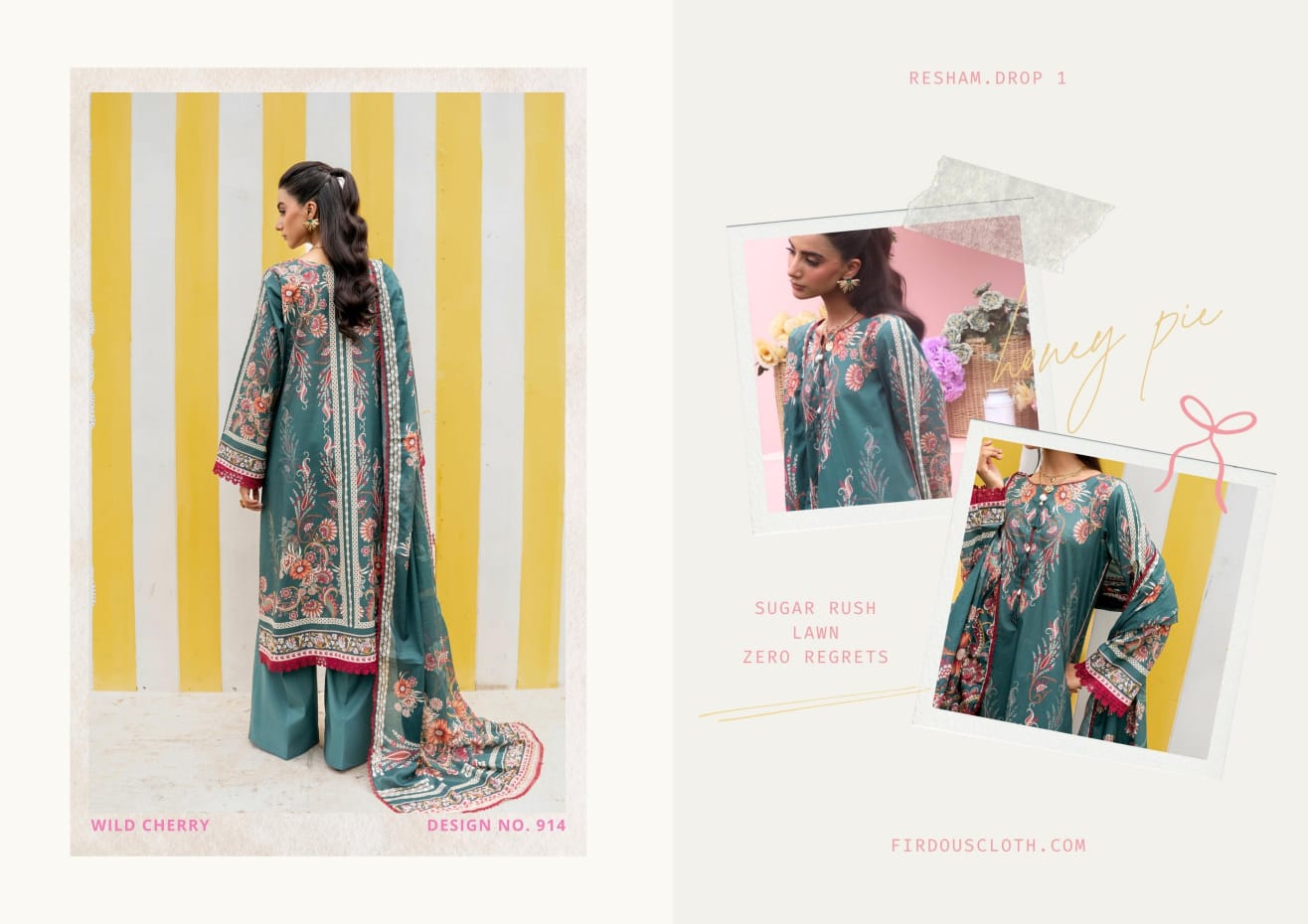 RESHAM LAWN BY FIRDOUS