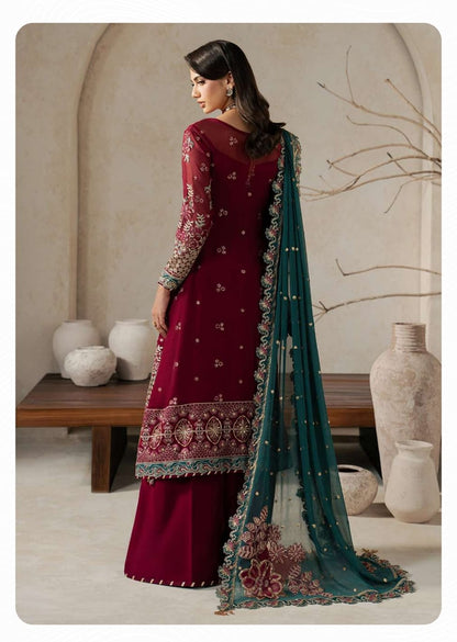 Gulaal Unstitched Embroidered Chiffon