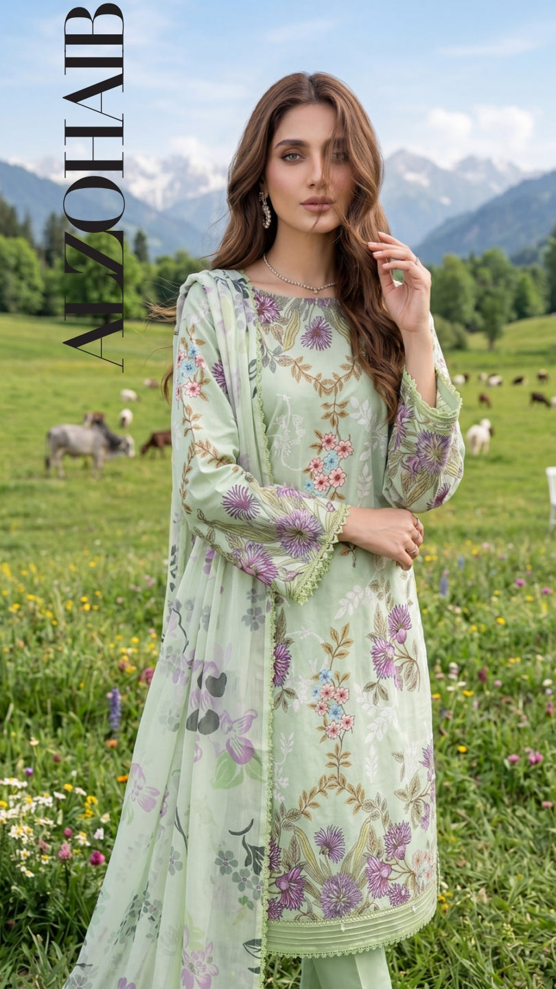 COLORS DIGITAL PRINTED LAWN CHIFFON DUPATTA EDITION