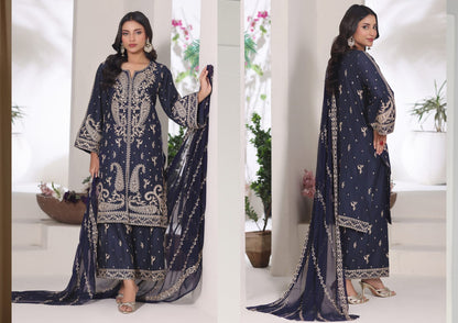 T.PARISHAY Embroidered 3 Piece Lawn EID Collection