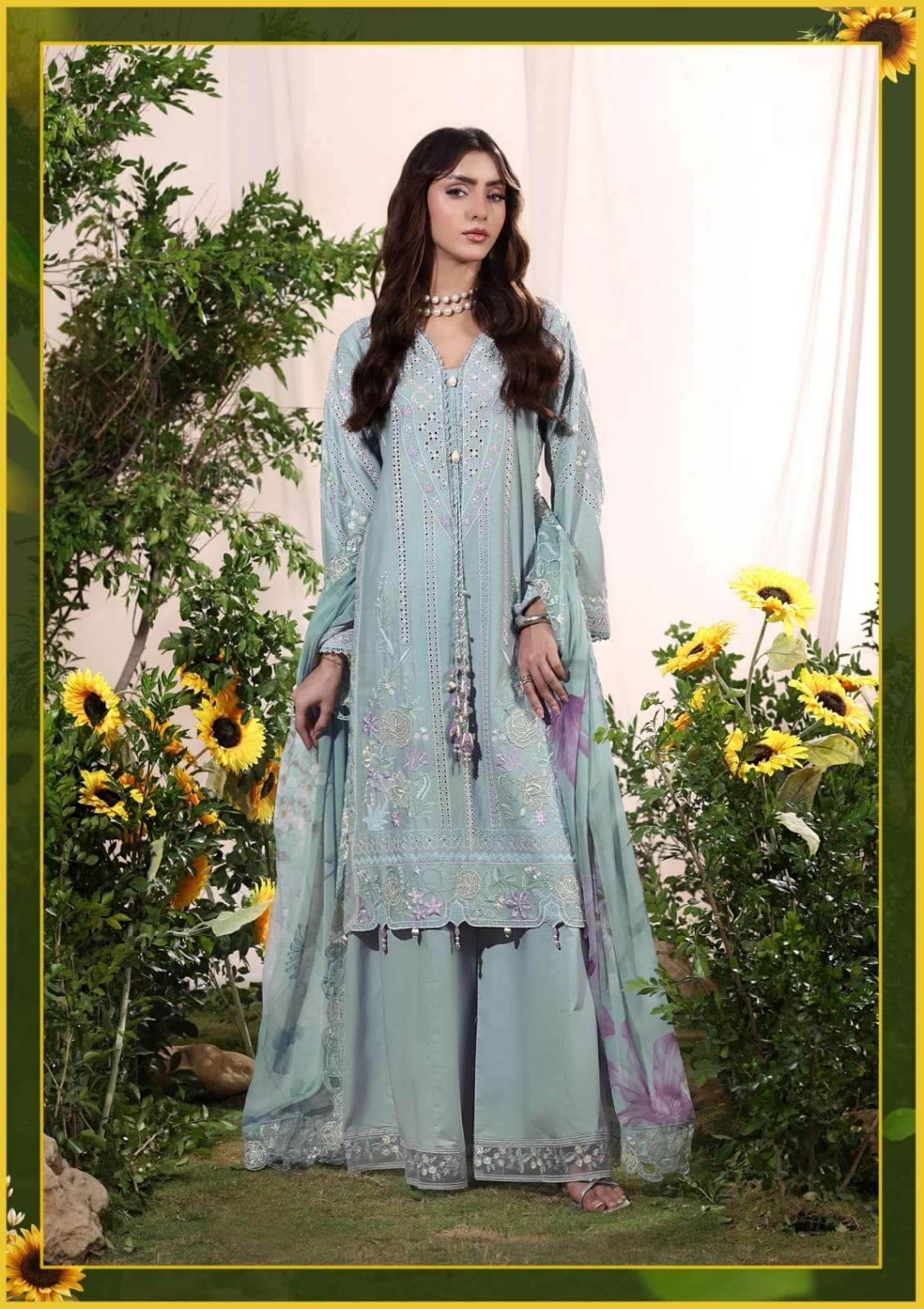 IRHA  GUZEL  Luxury Cotton 3 Pc Stitched Collection