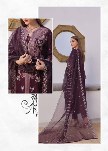 AYZEL GUZEL  FORMAL 3 PIECE Stitched Collection