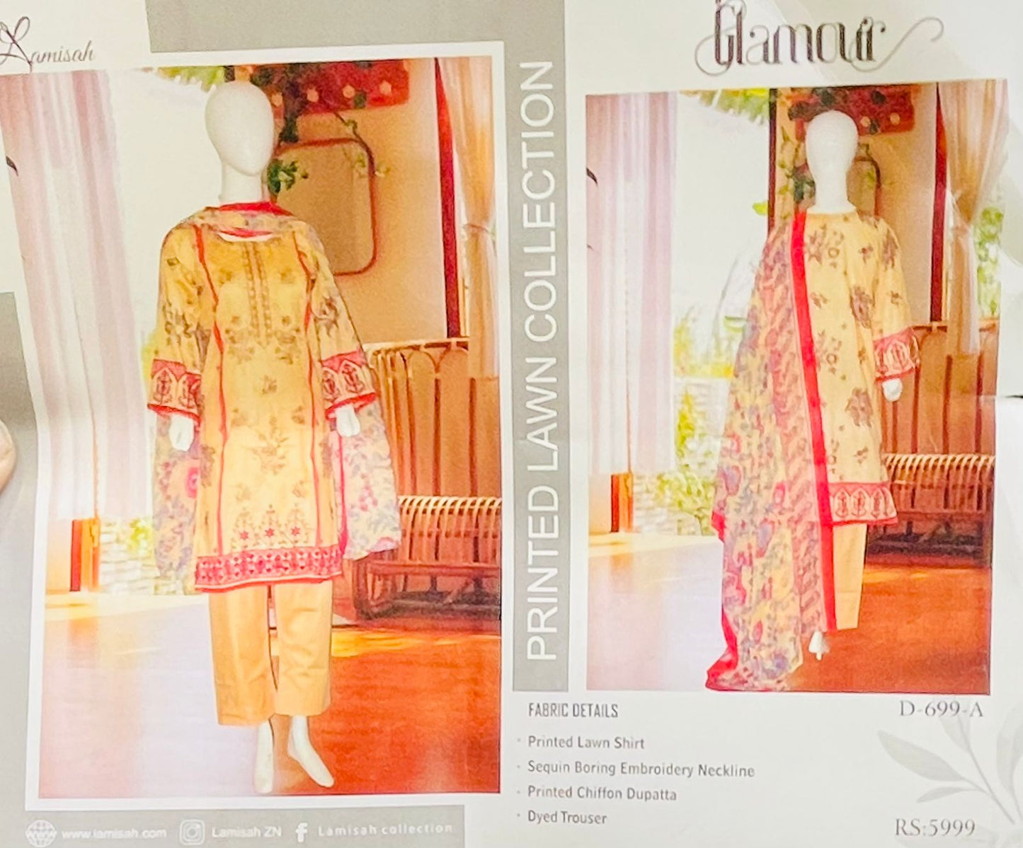 Glamour Printed Lawn