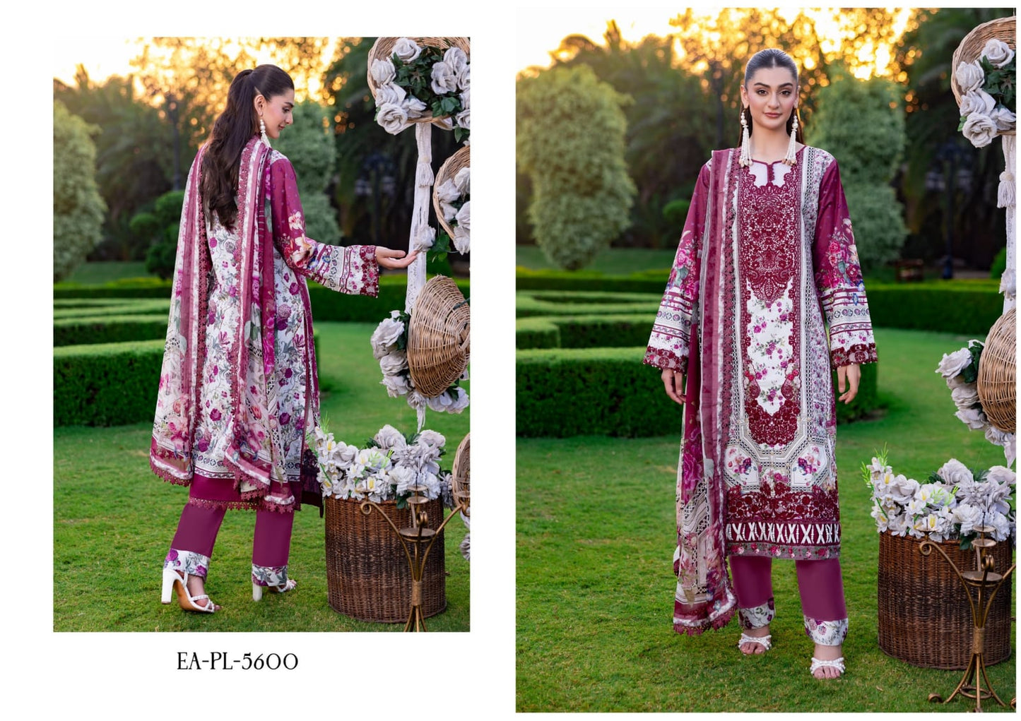 ESHAISHA PRINTED LAWN EMBROIDERED COLLECTION VOL-3