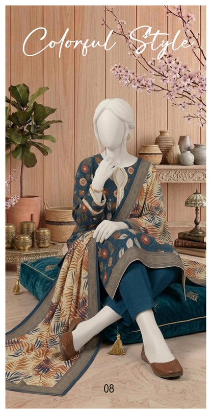 RANG-E-BAHAR Digital Printed Lawn 3 Piece Collection Vol-1 2026