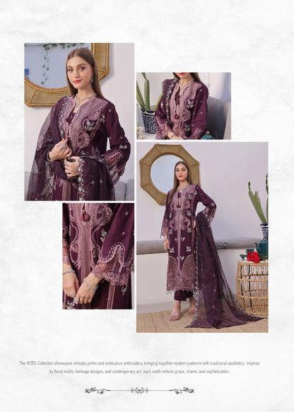 AYZEL GUZEL  FORMAL 3 PIECE Stitched Collection